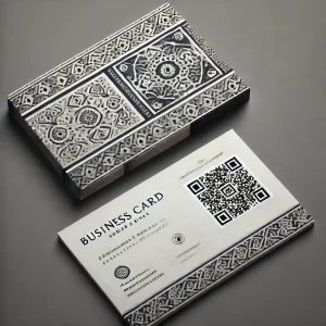 Cartes de visite qr code